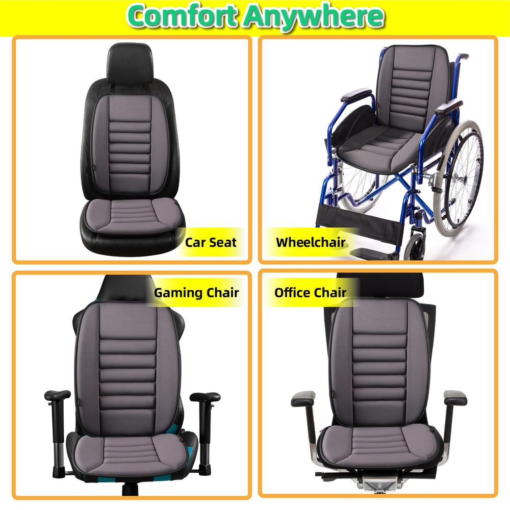 kingphenix lumbar support on office chair providing lower-back alignment