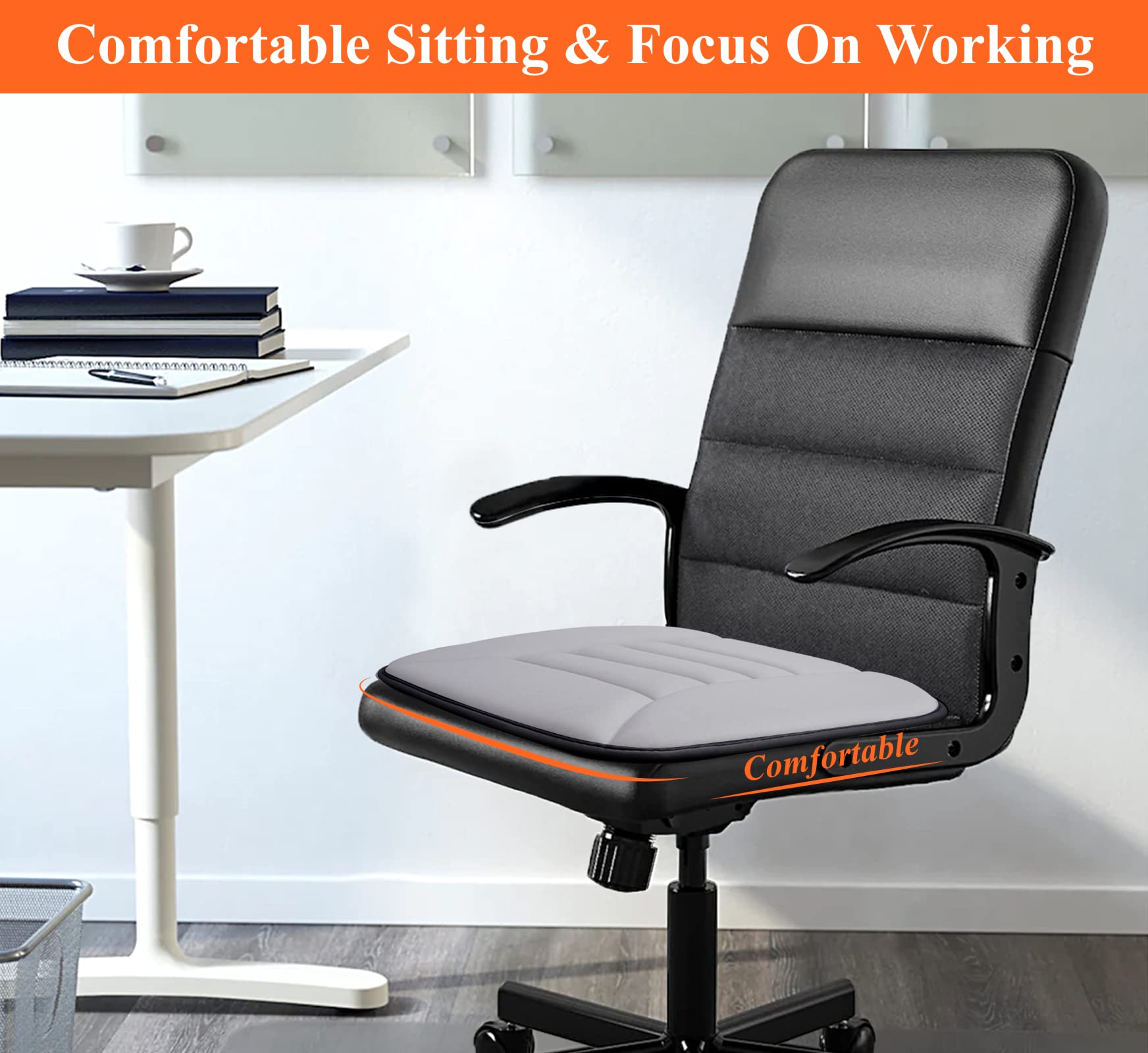 kingphenix non-slip base detail preventing cushion movement benefit