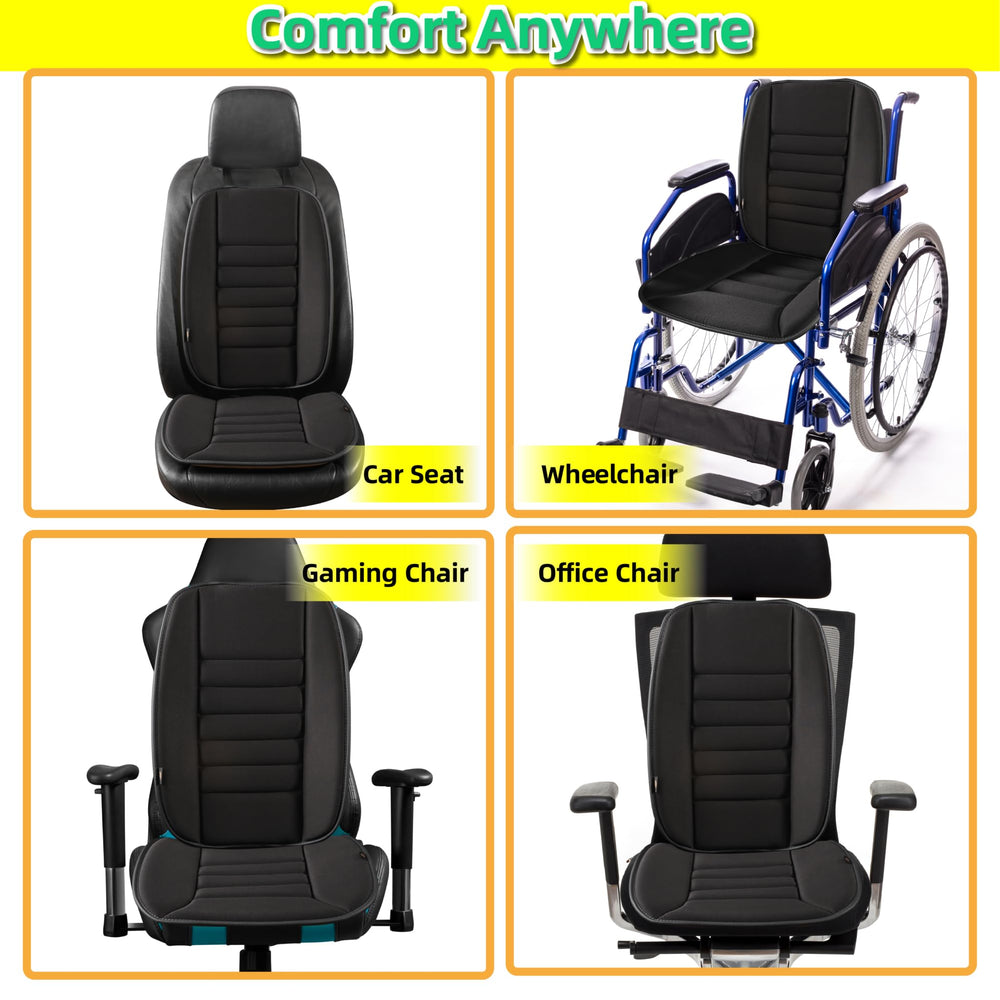 kingphenix side profile of cushion demonstrating contour for tailbone relief