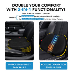 kingphenix side profile highlighting the wedge angle for posture support