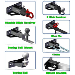 Kingway hardware pack with bolts and instructions for easy complete installation