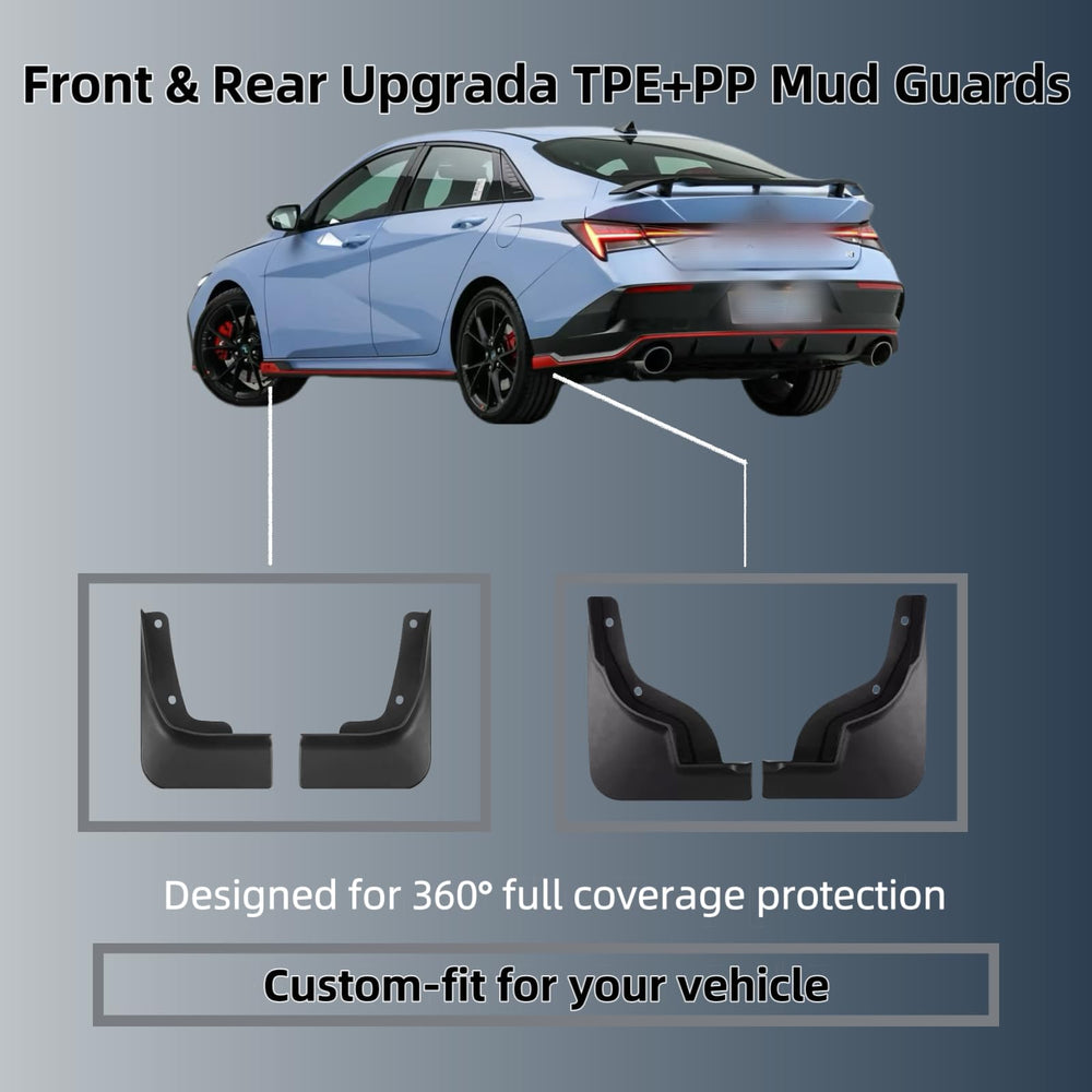 Kiopsom installed rear wheel flap reducing spray and keeping paint cleaner
