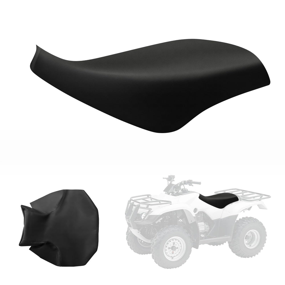 Kistrba front view seat cover fitted on TRX250 showing clean factory look and protection