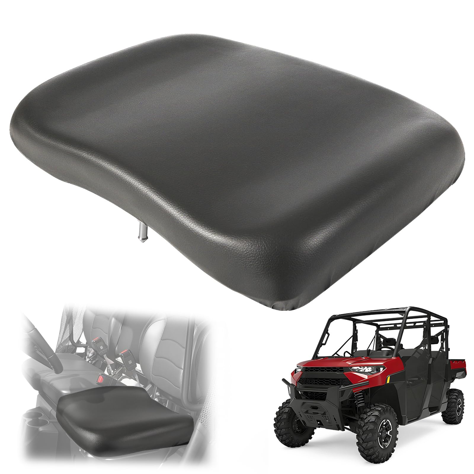 Kistrba seat bottom in outdoor Polaris Ranger lifestyle scene enhancing comfort