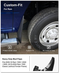 Kiwi Master installed on Ram rear wheel demonstrating debris protection