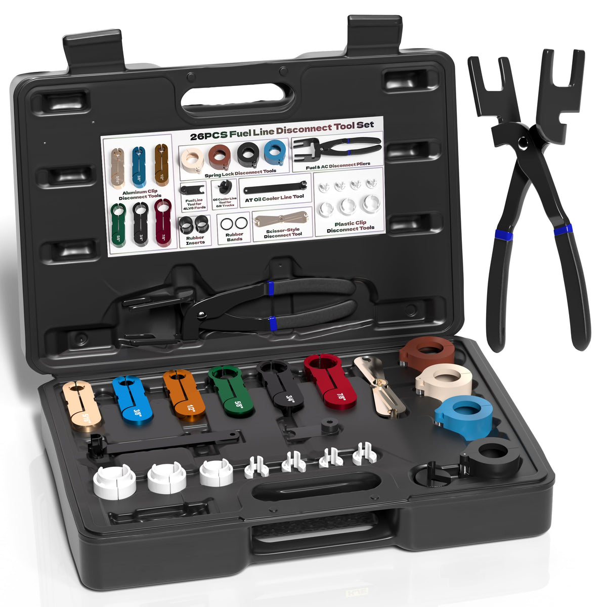 KJE kit front view showing organized tools and quick access benefits