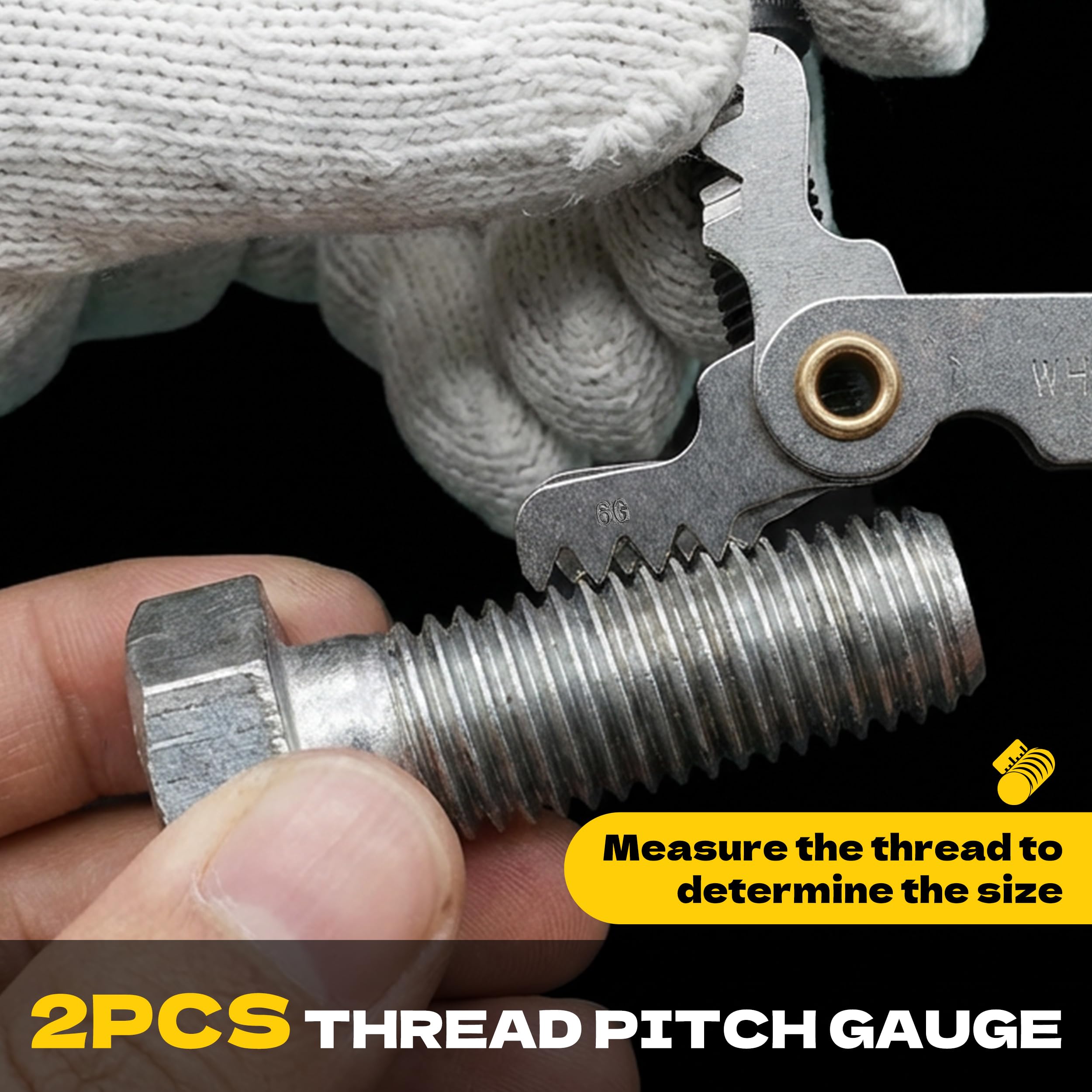 KJE scale comparison with bolt showing size range for correct part matching