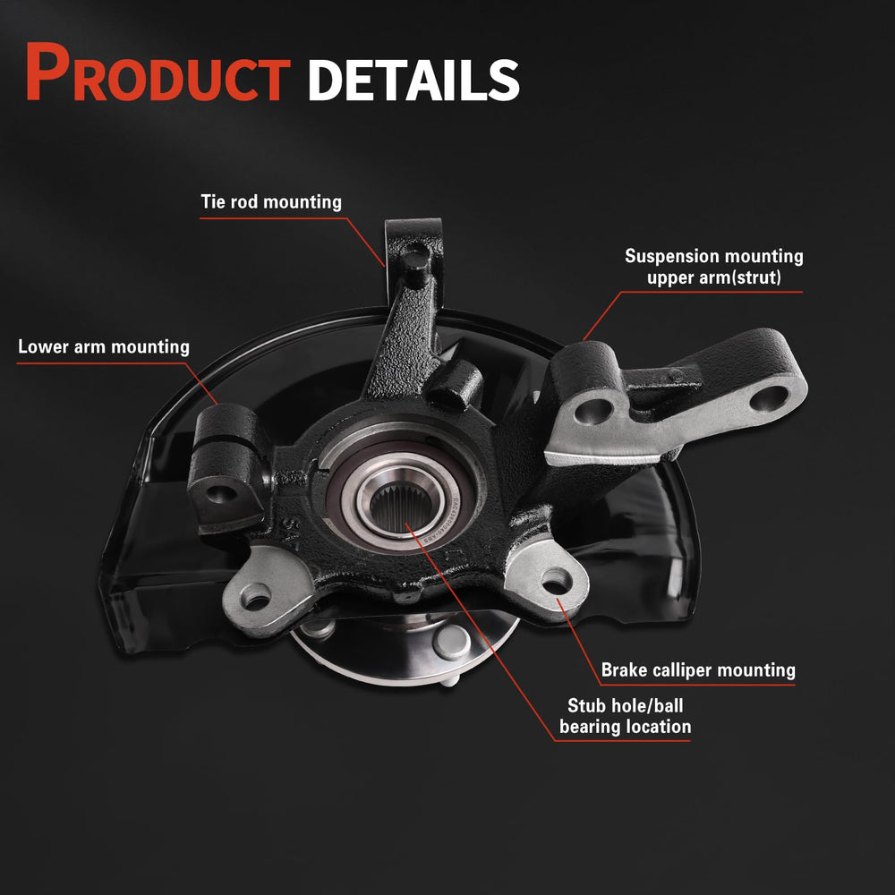 KJYDXYS wheel bearing hub preinstalled for simplified installation benefit