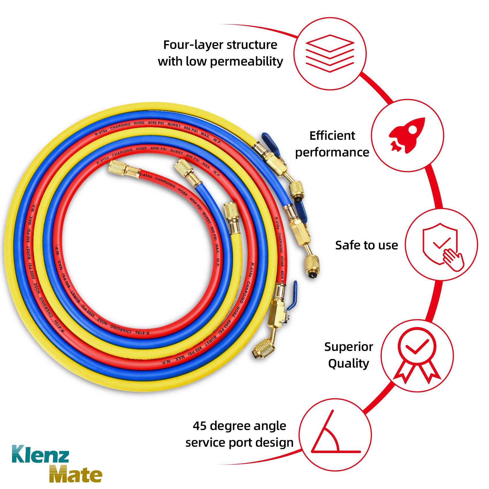 KlenzMate compact ball valve closeup illustrating easy shutoff and improved control