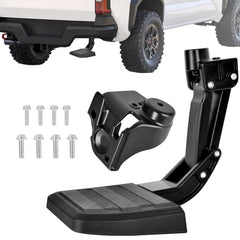KLN front view of tailgate step showing low-profile fit and safety