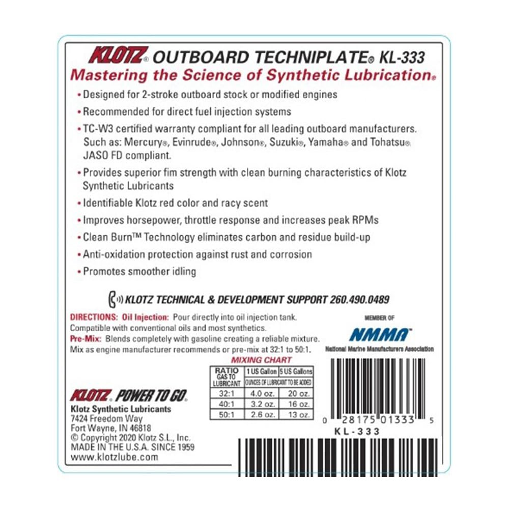 Klotz TechniPlate being added to an outboard motor showing easy service and protection