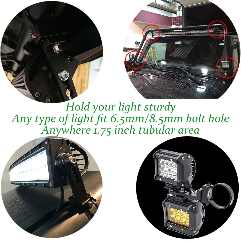 KMFCDAE close-up of multi-hole mounting plate showing adjustable attachment options