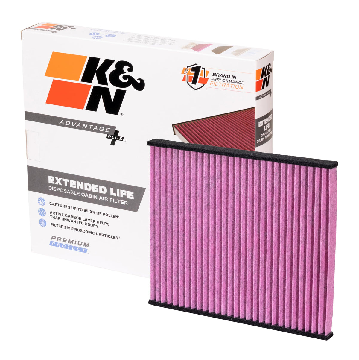 K&N DVF6036 front packaging showing model and fitment for quick recognition and安心