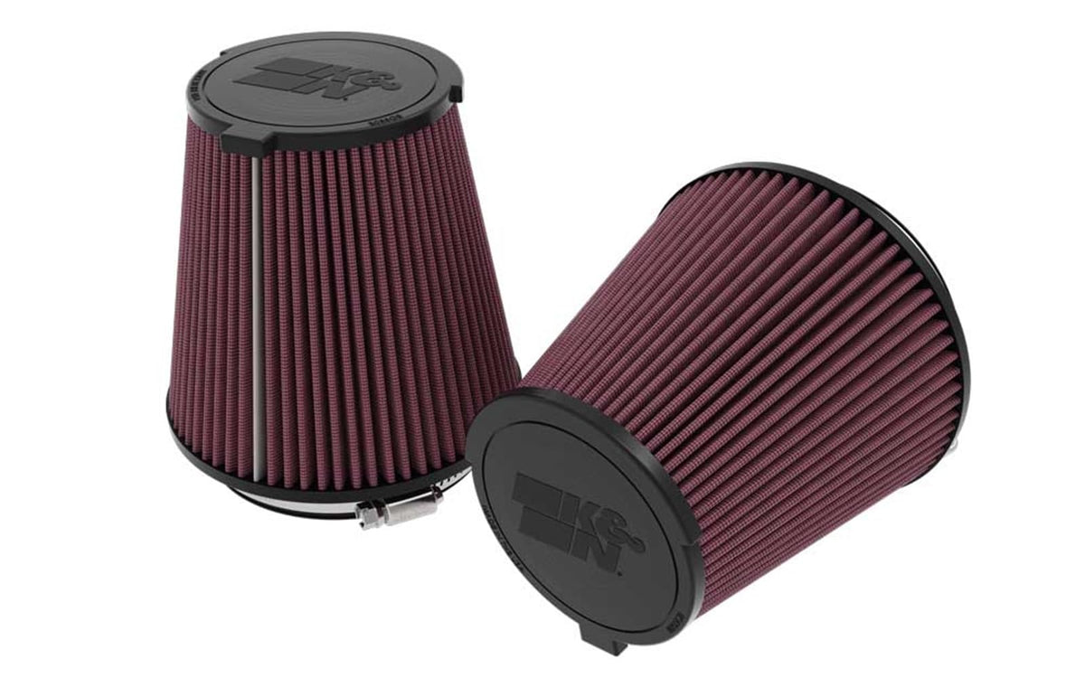 K&N E-0630 front view showing filter shape and fit, enhancing airflow