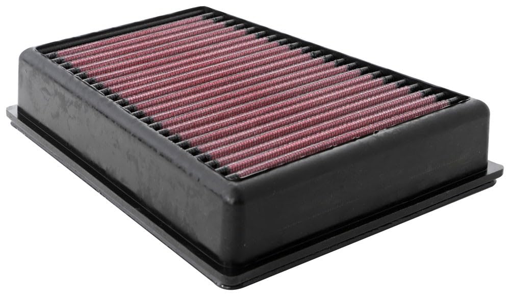 K&N close-up of multi-layer cotton gauze media demonstrating durable filtration benefit