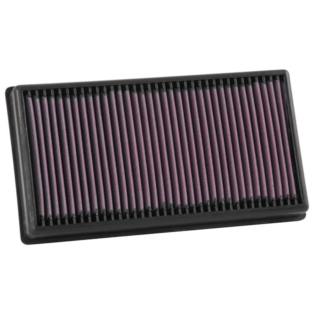 K&N filter installed in Volkswagen Atlas airbox for direct-fit convenience