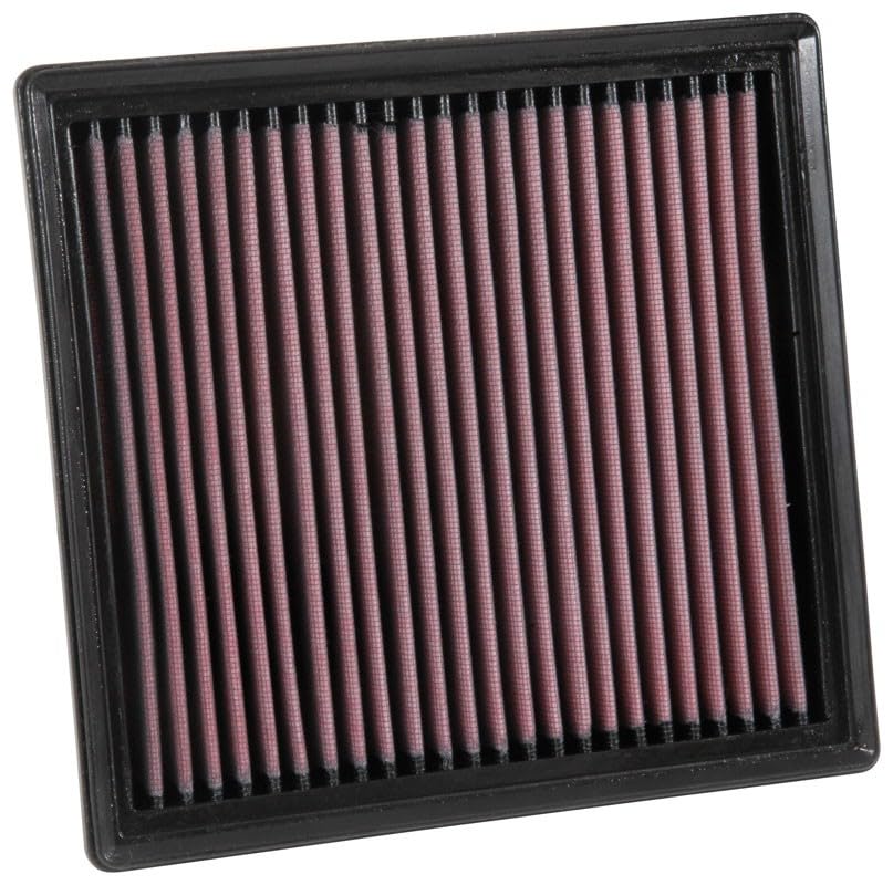 K&N filter installed in Subaru airbox for easy direct-fit advantage