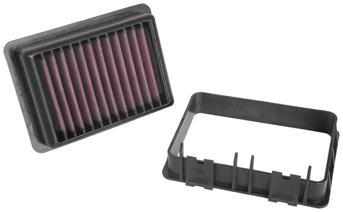 K&N cross-section of media layers revealing filtration and airflow balance