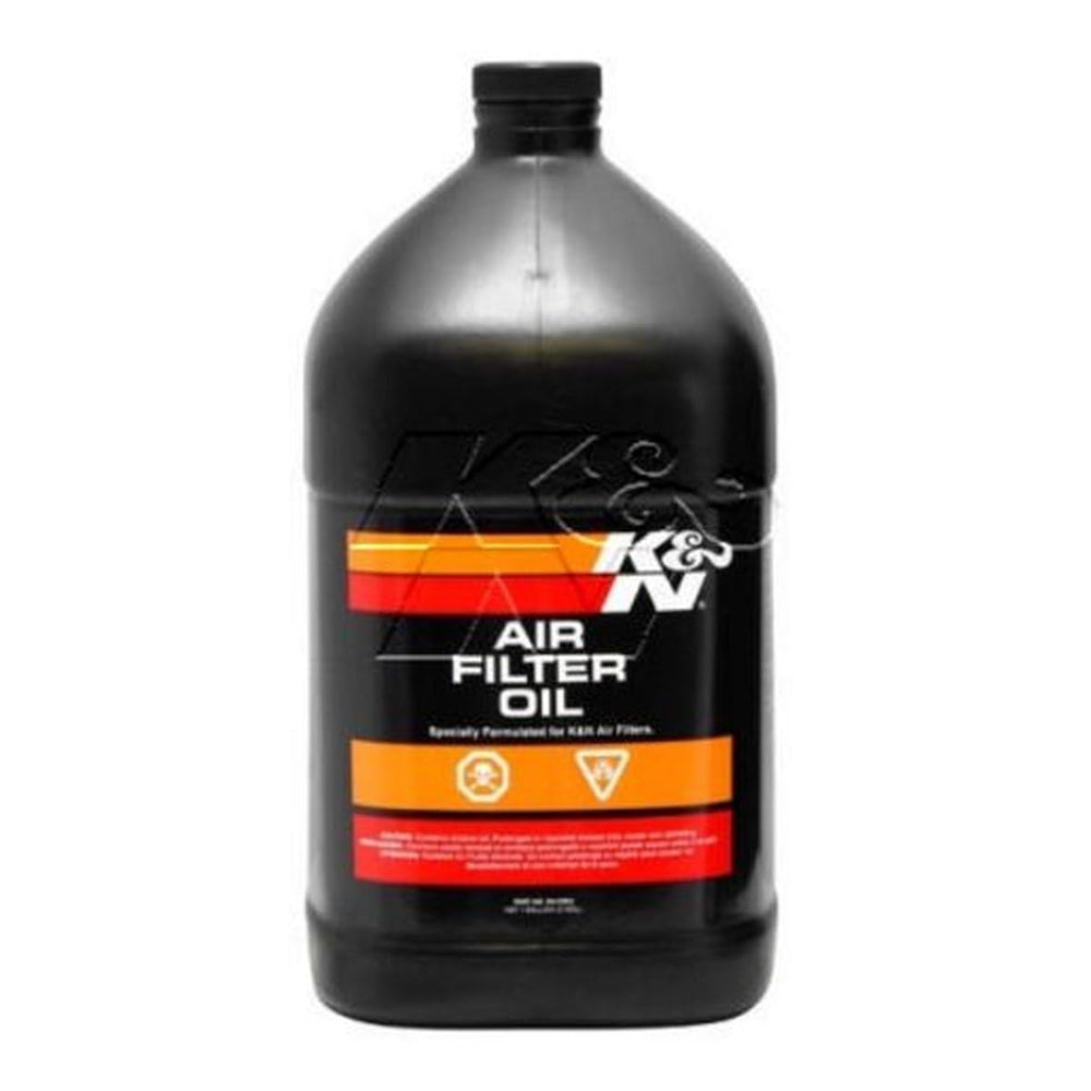 K&N oil being applied to filter pleats demonstrating correct coverage and restored performance