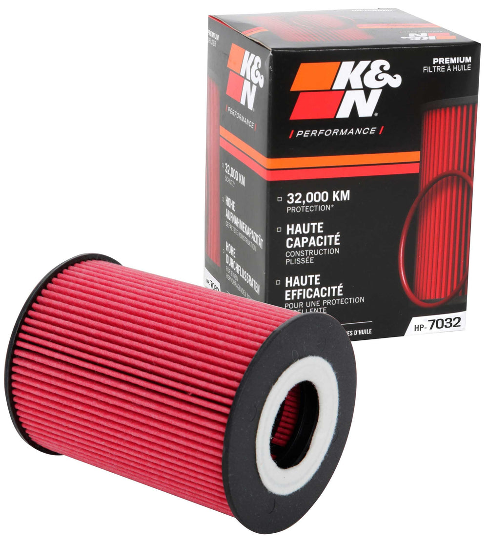 K&N front view showing fit and reliable protection