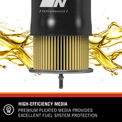 K&N PF-2000 top fuel inlet fittings for secure connection and leak prevention