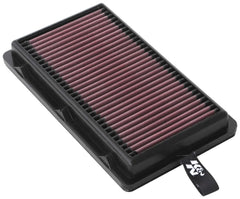 K&N side profile showing seal and frame for reliable engine protection