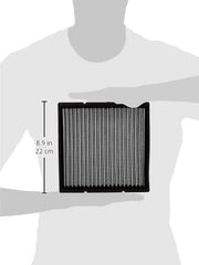 K&N cabin filter installed in airbox improving HVAC airflow