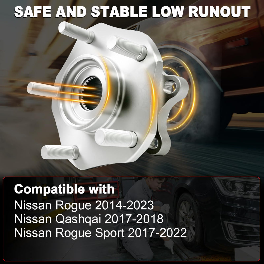 KNOLET close-up of tone ring and bearing face restoring accurate ABS signals