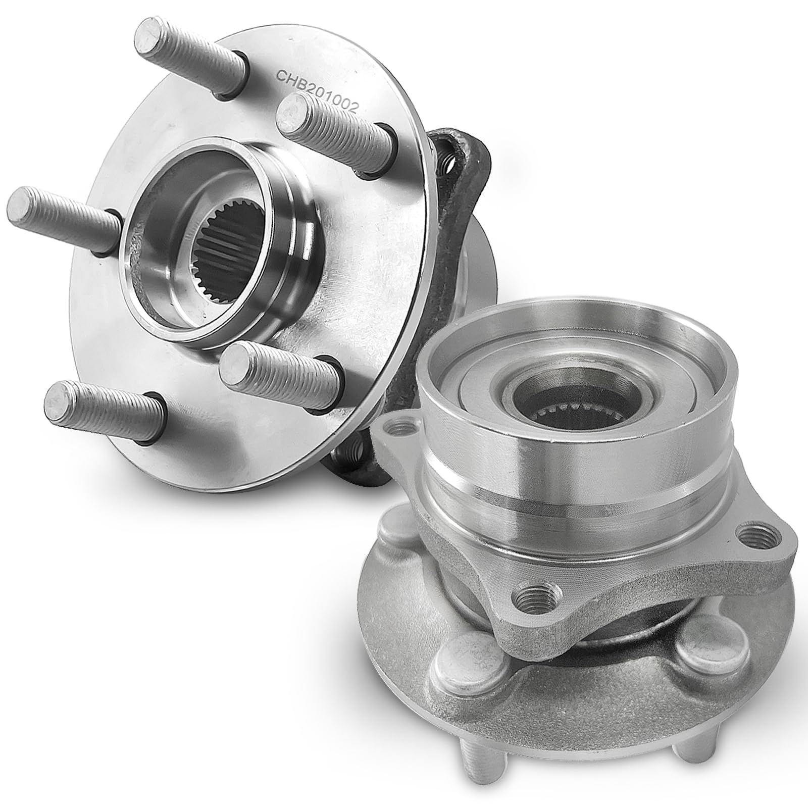 KNOLET front hub assembly front view showing fit and finish for quick replacement