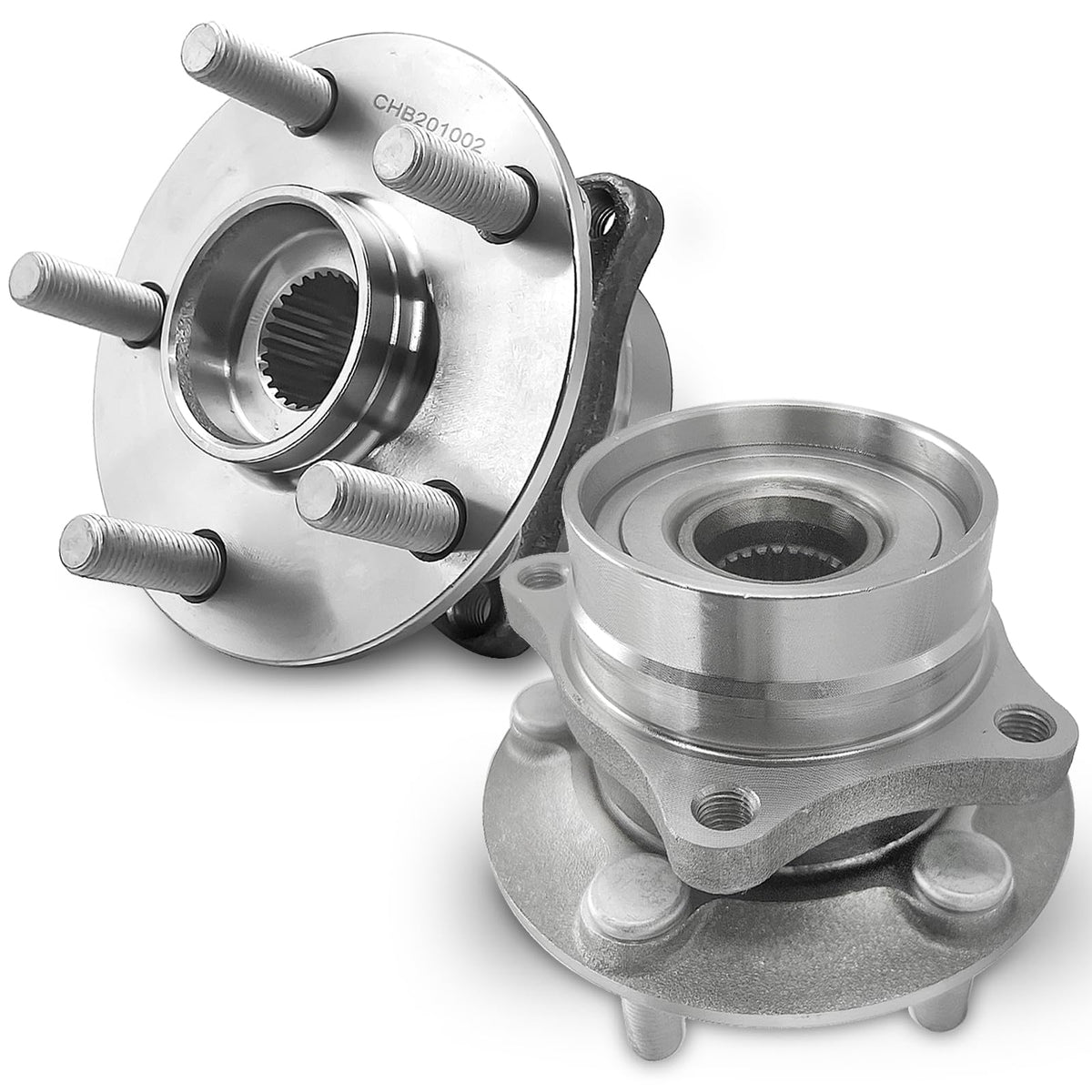 KNOLET front hub assembly front view showing fit and finish for quick replacement