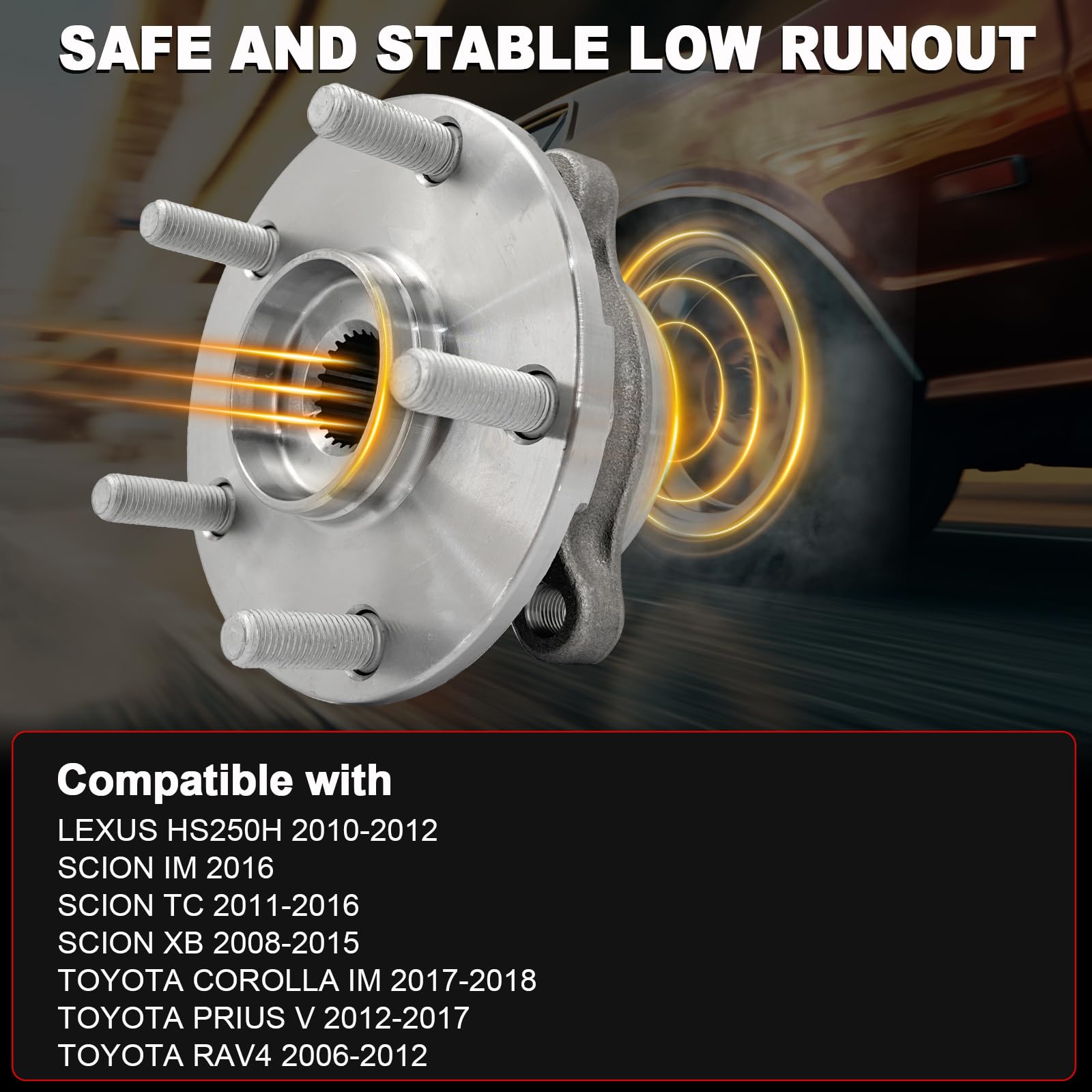 KNOLET hub flange close-up highlights precise machining and fit