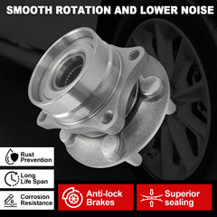KNOLET hub backside with bolt holes visible to ease proper installation