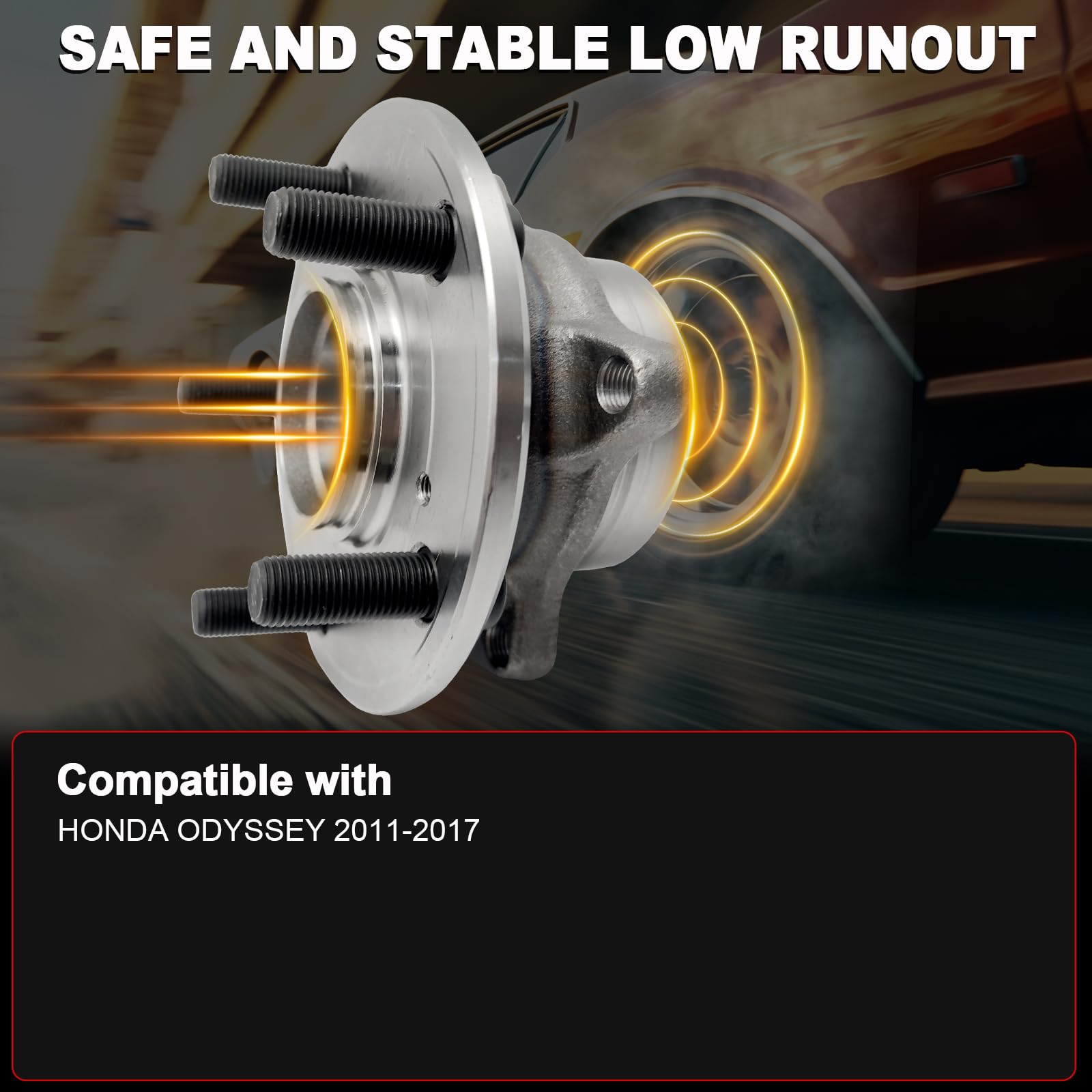 KNOLET hub flange close-up highlighting precise machining and strength