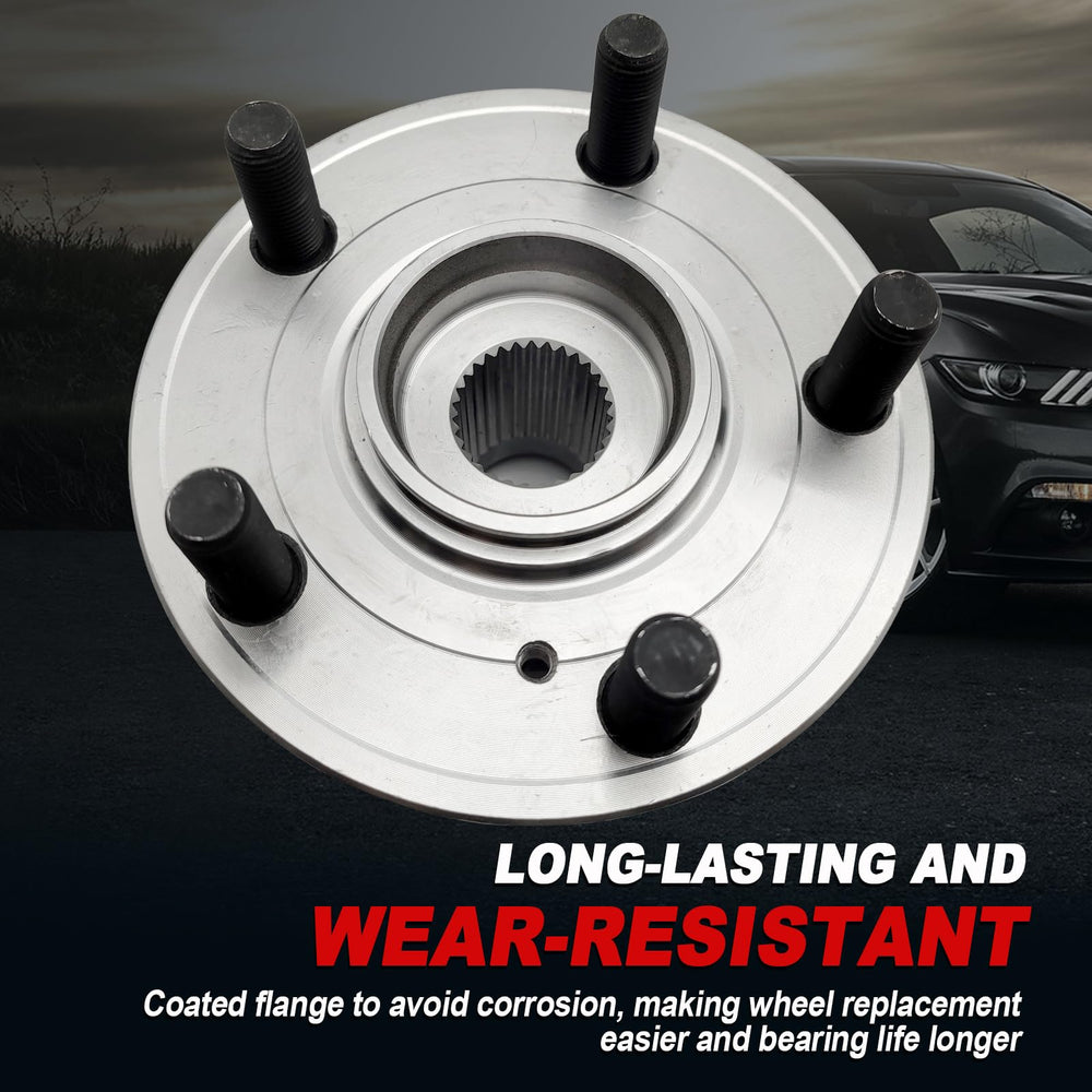 KNOLET hub installed on a vehicle illustrating restored wheel stability benefit