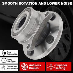 KNOLET wheel studs detail showing five-lug hardware and secure fastening benefit