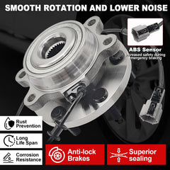 KNOLET bearing close-up with seal detail, prevents contamination and reduces noise