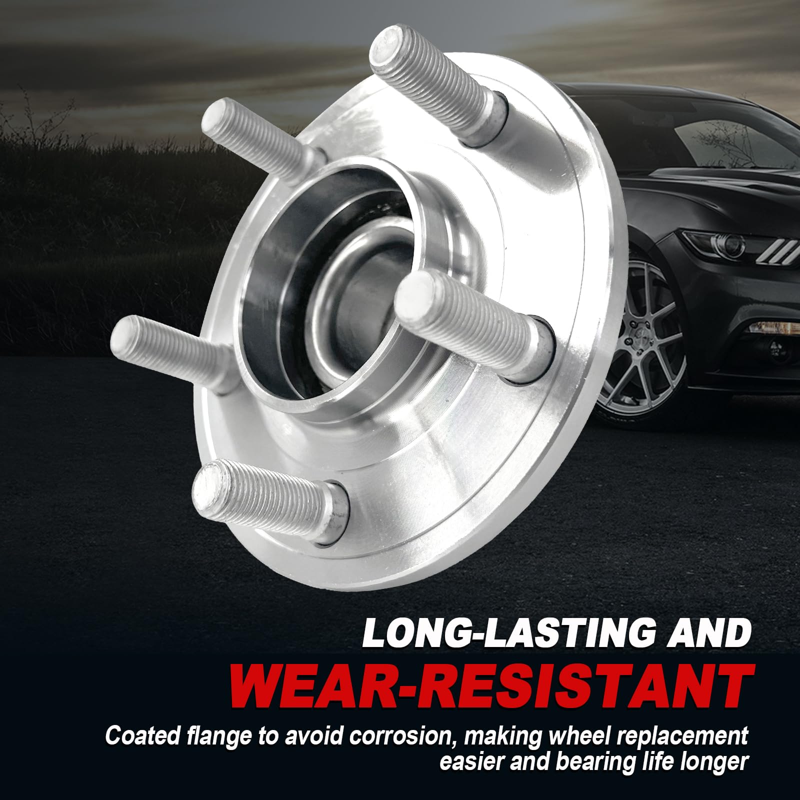 KNOLET hub installed on vehicle front axle demonstrating restored steering stability