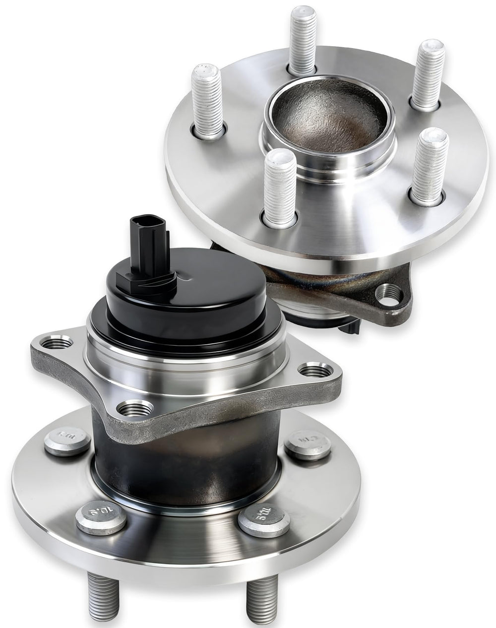 KNOLET front hub pair packaging showing complete replacement set and compatibility