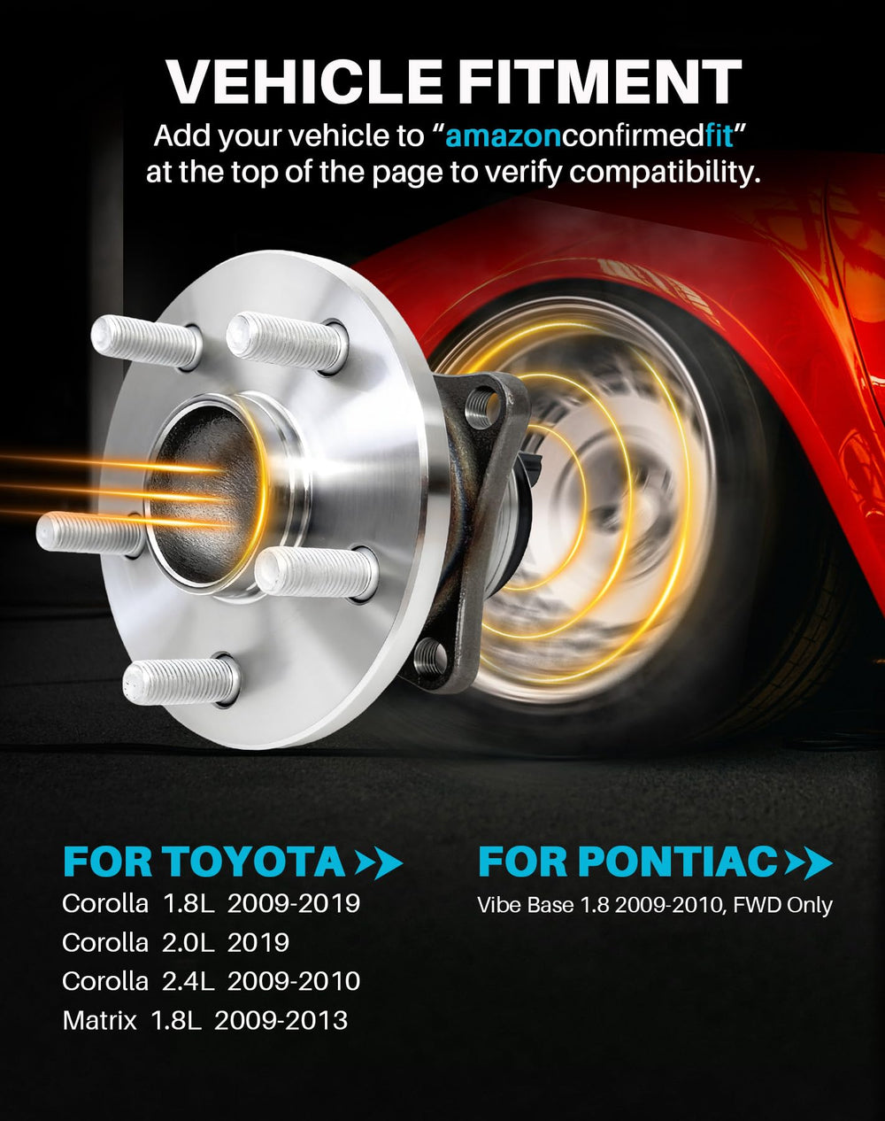 KNOLET hub front flange detail highlighting precision fit and corrosion protection