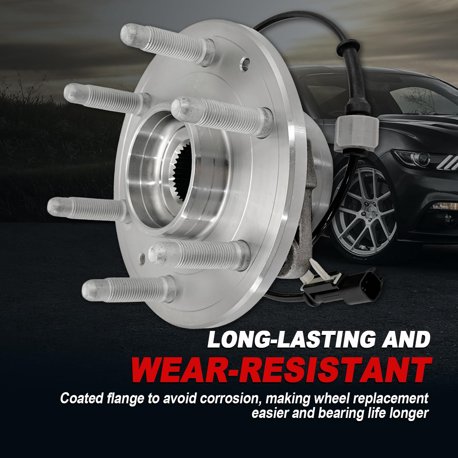 KNOLET hub installed on vehicle front assembly restoring steering stability