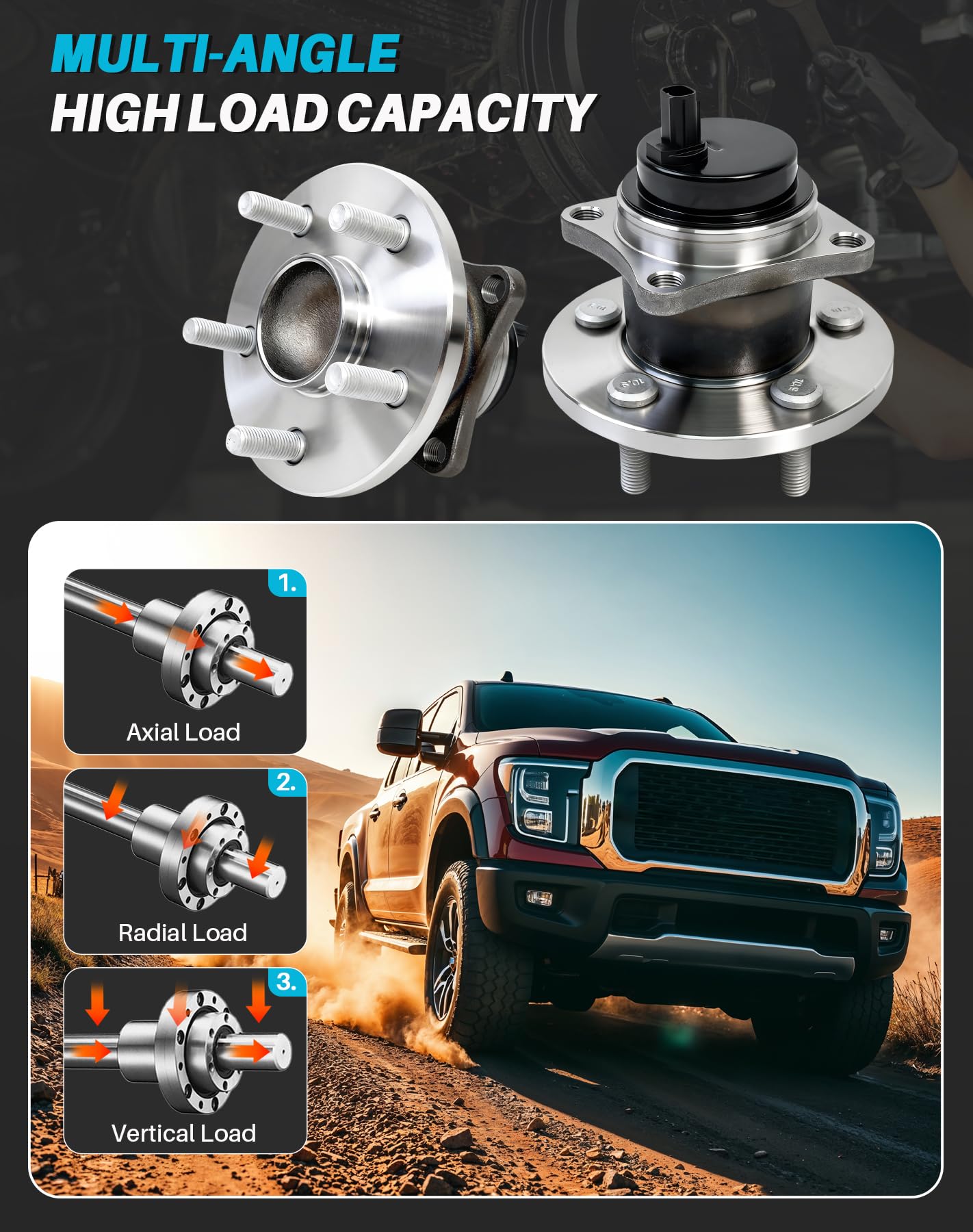 KNOLET hub seal and bearing edge demonstrating premium sealing for longevity