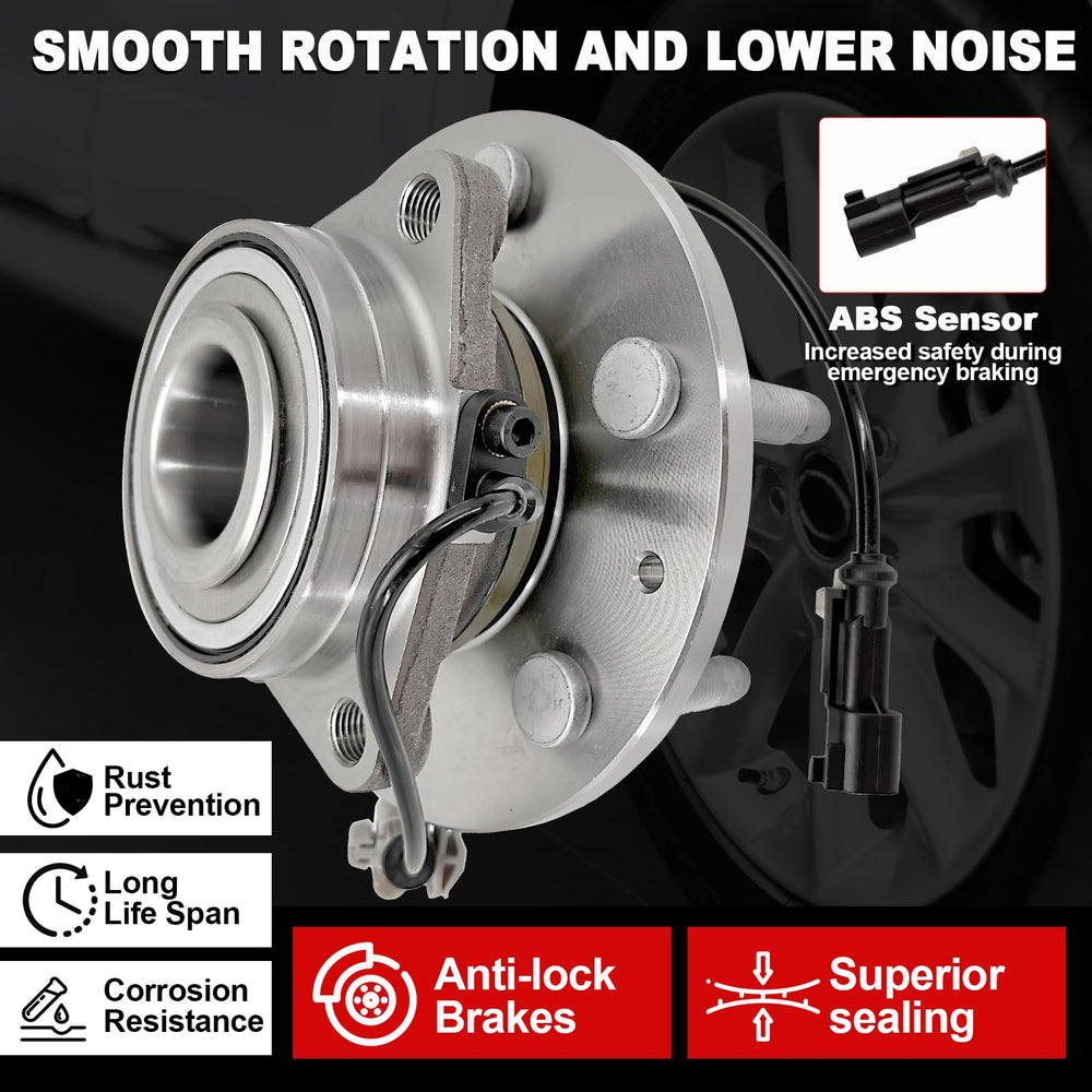 KNOLET integrated ABS sensor detail ensuring correct wheel-speed signaling