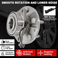 KNOLET integrated ABS sensor detail ensuring correct wheel-speed signaling