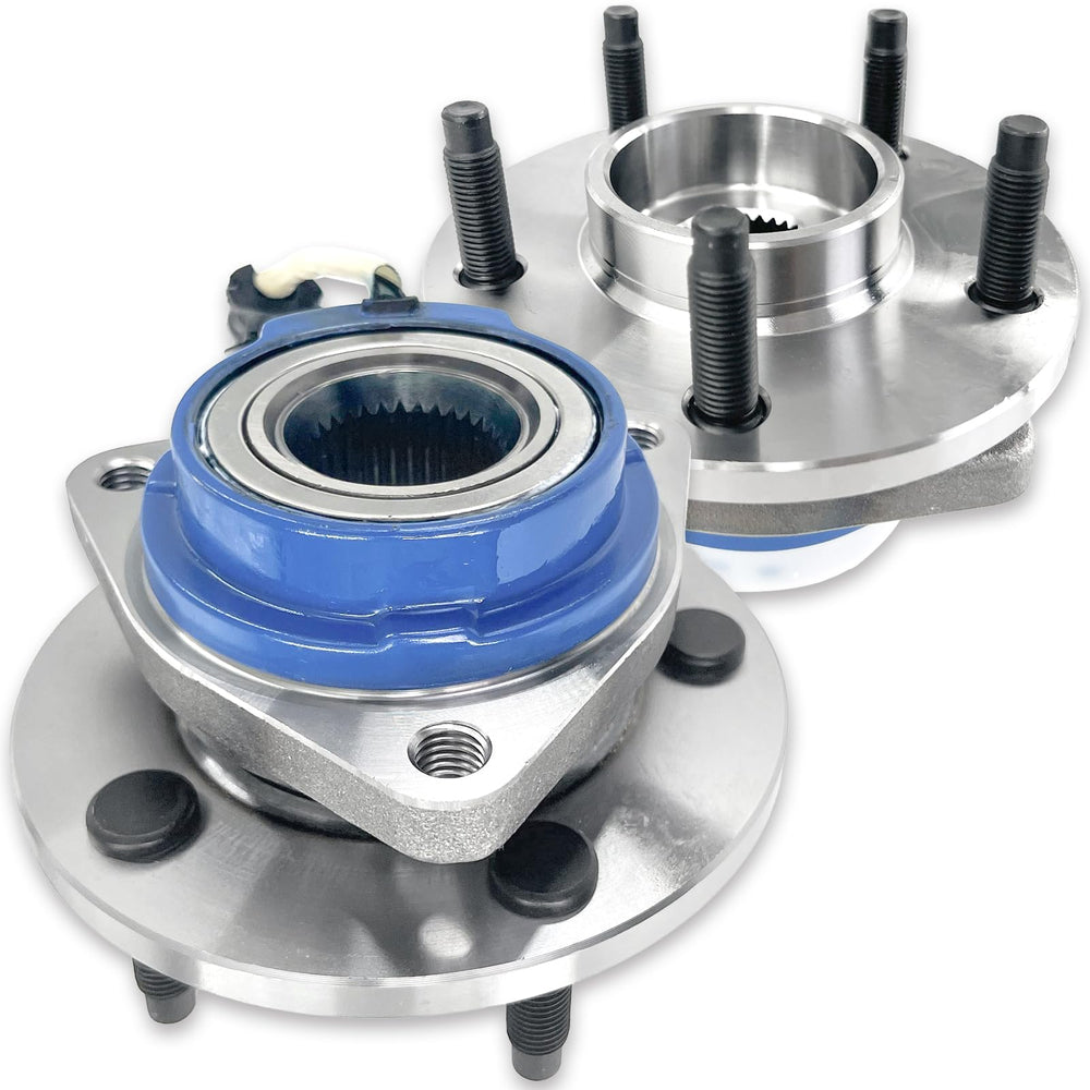 KNOLET front hub assembly front view showing robust construction and benefit of improved stability