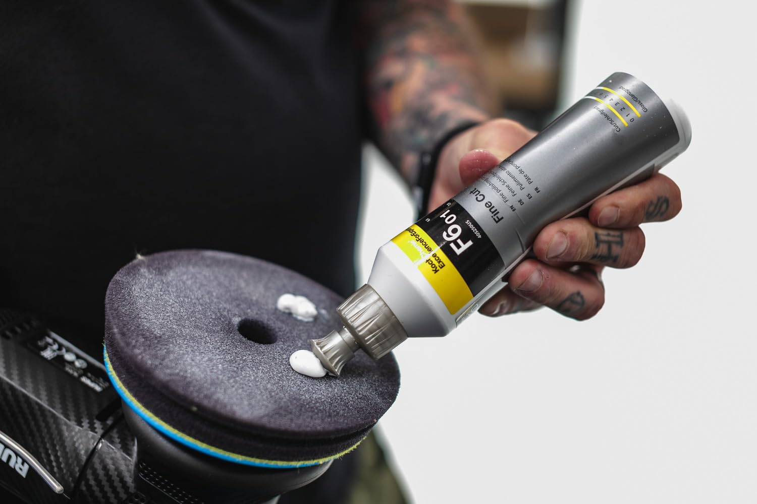 KOCHCHEMIE bottle held in hand to show true 250ml size and portability