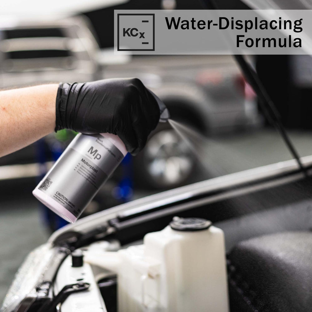 KOCHCHEMIE Motorplast close-up of elastic protective film texture protecting metal