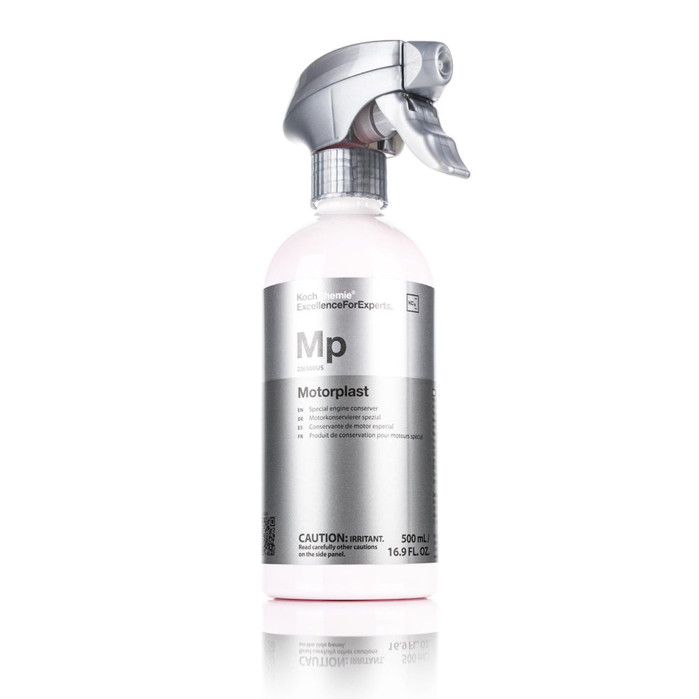 KOCHCHEMIE Motorplast front packaging showing label and 500 ml bottle with product benefit