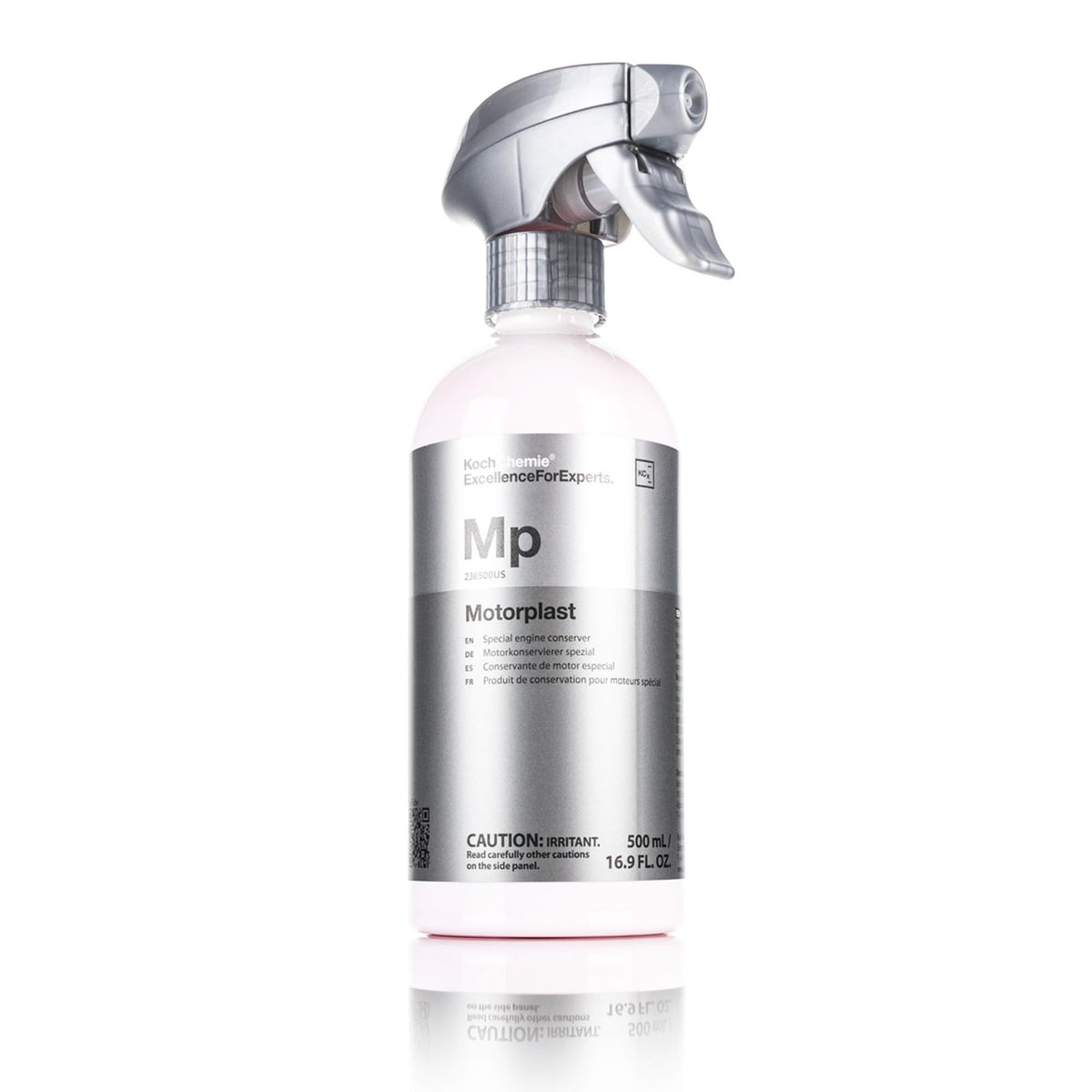 KOCHCHEMIE Motorplast front packaging showing label and 500 ml bottle with product benefit