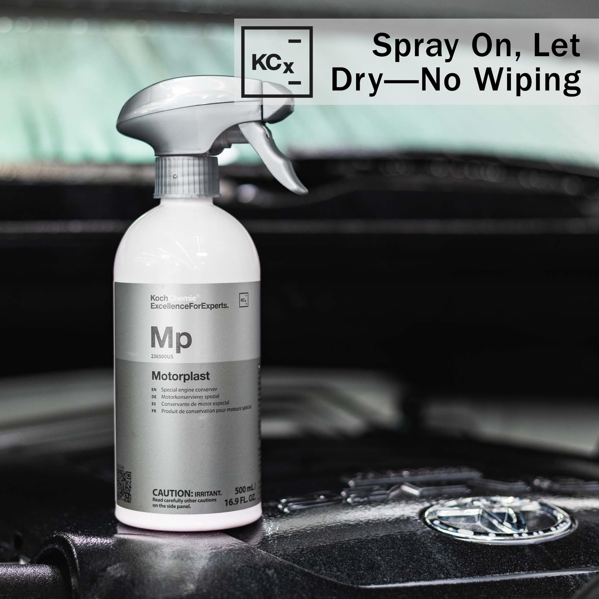 KOCHCHEMIE Motorplast used by a mechanic refreshing hoses and components for longevity