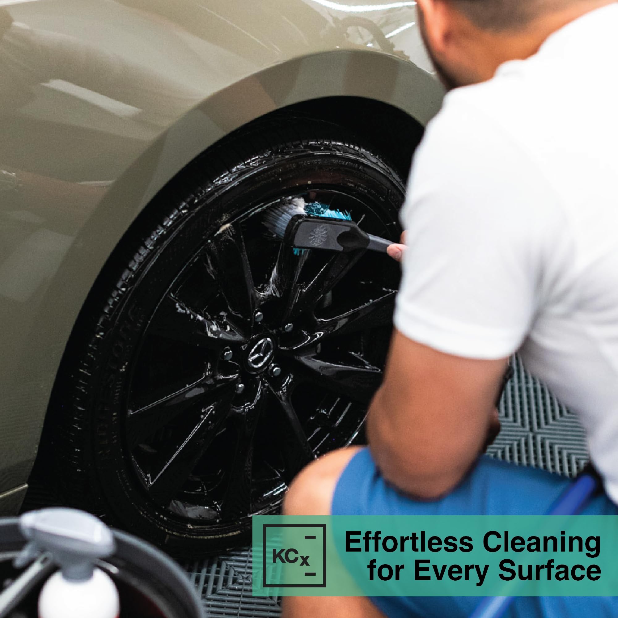 KOCHCHEMIE cleaning anodized aluminum rim showing corrosion inhibitors protection